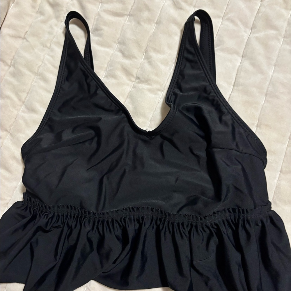 Kortni jeane v neck top black small